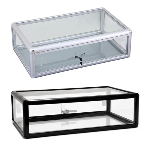 Flat Counter Top Glass Showcase Store Fixtures Direct
