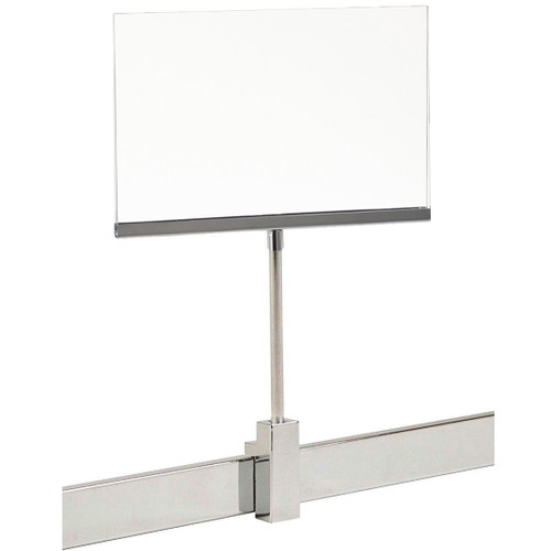 Magnetic Rectangular Retail Rack Acrylic Sign Holder, 7