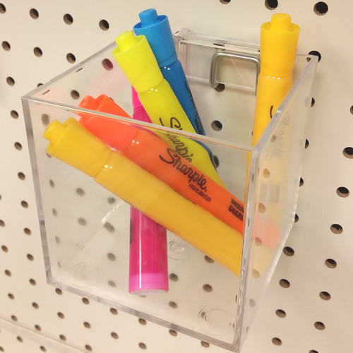 Slatwall & Pegboard 4" Acrylic Cube Dump Bin Display Store Fixtures