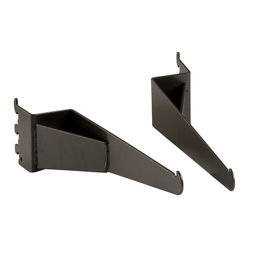 Grey Pipeline Shelf Brackets, pair for Grey Pipeline Outrigger metal Rack System.