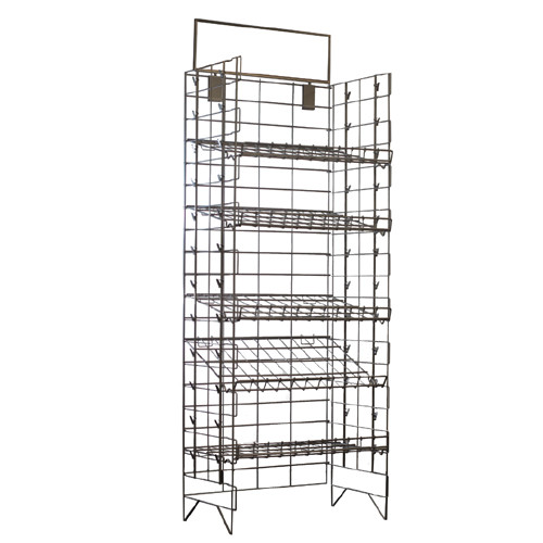 Wire Potato Chip Snack Rack, Black