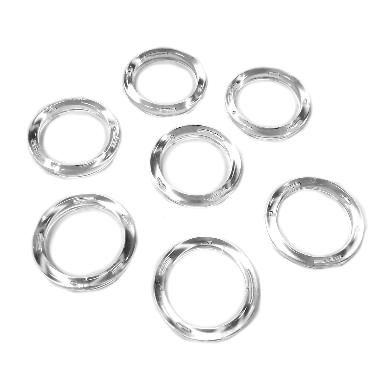 Clear Plastic Scarf Rings - Store Fixtures Direct