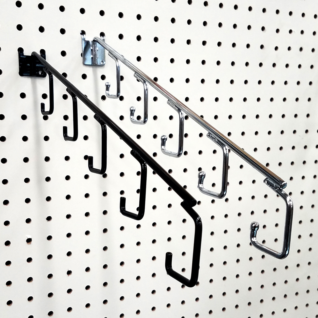 Pegboard 5 Hook Waterfall Faceout Hook - Store Fixtures Direct