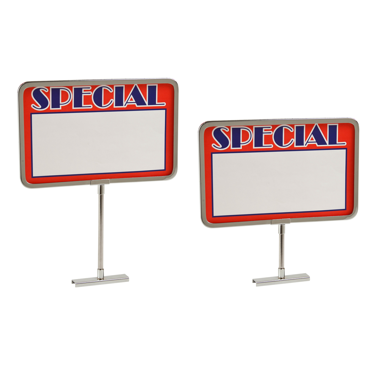 Chrome Magnetic Base Retail Sign Holder Store Fixtures Direct