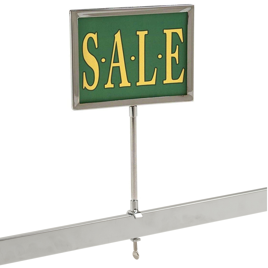 Universal Retail Rack Sign Holder, 5 x 7 - Store Fixtures Direct