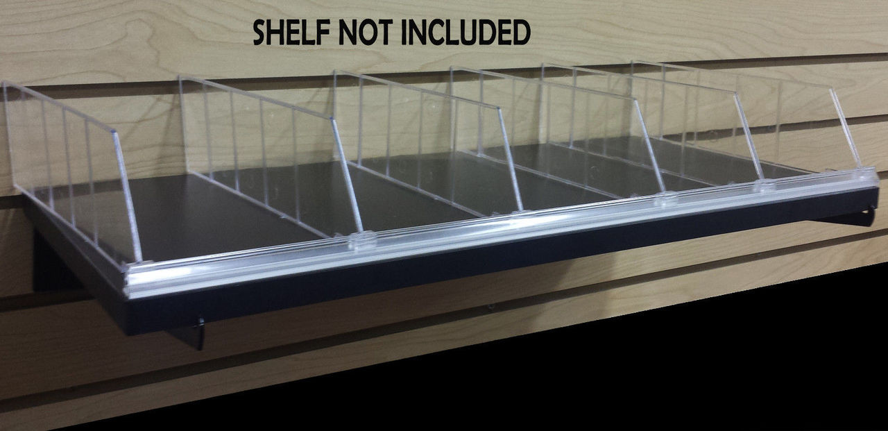 Universal Adjustable Shelf Dividers for Front Lip - Store Fixtures Direct