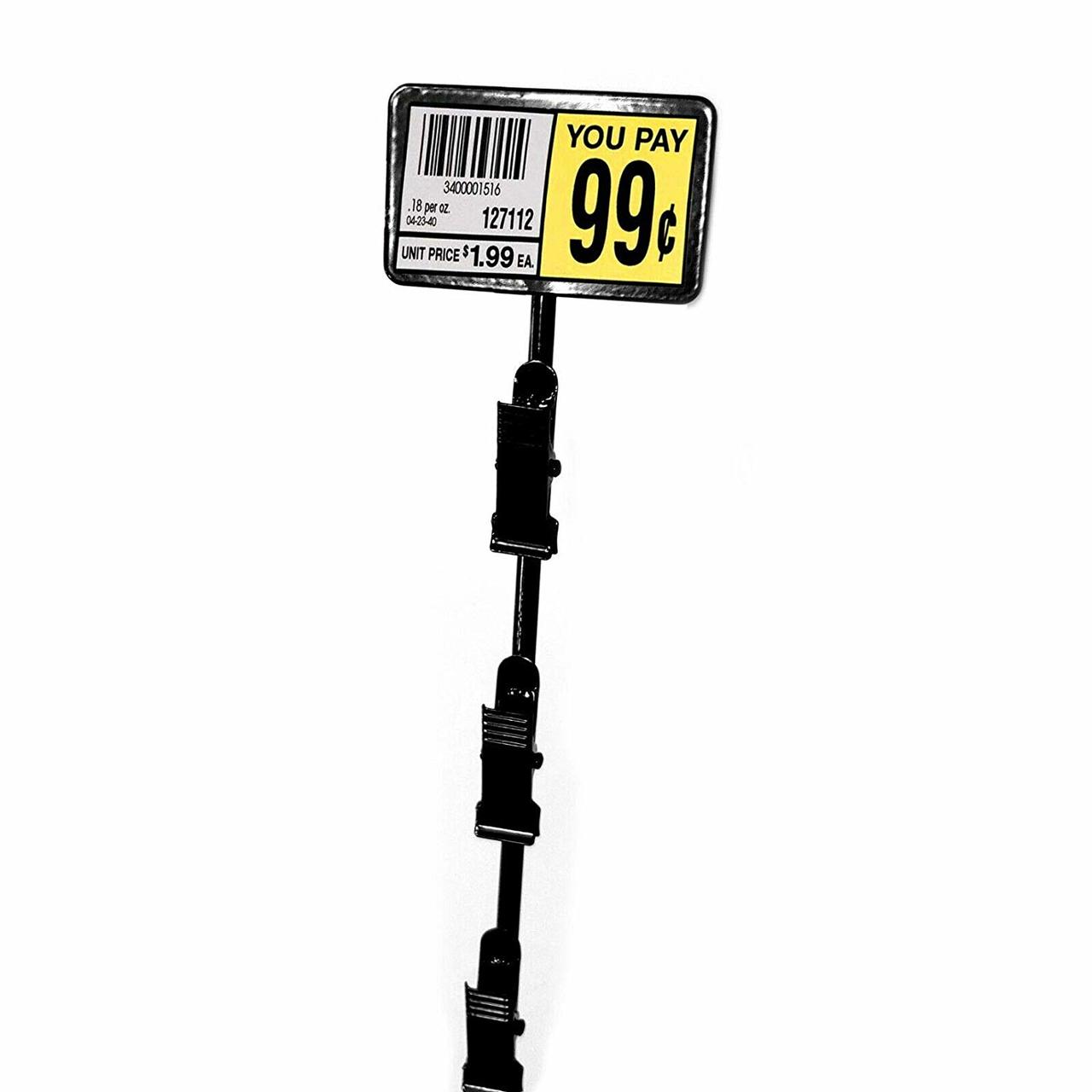 Clip Strip® Brand Metal Merchandise Hangers, 29" L with 12 Clips