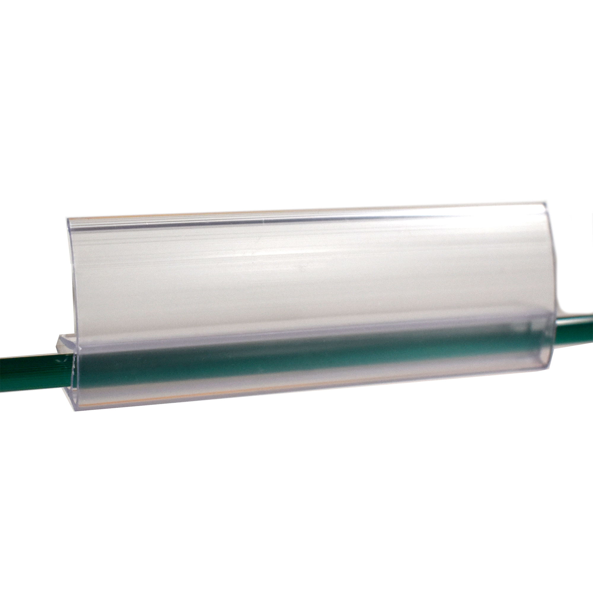 Glass Shelf Label Holder, 2.9" L x 1" H Store Fixtures Direct