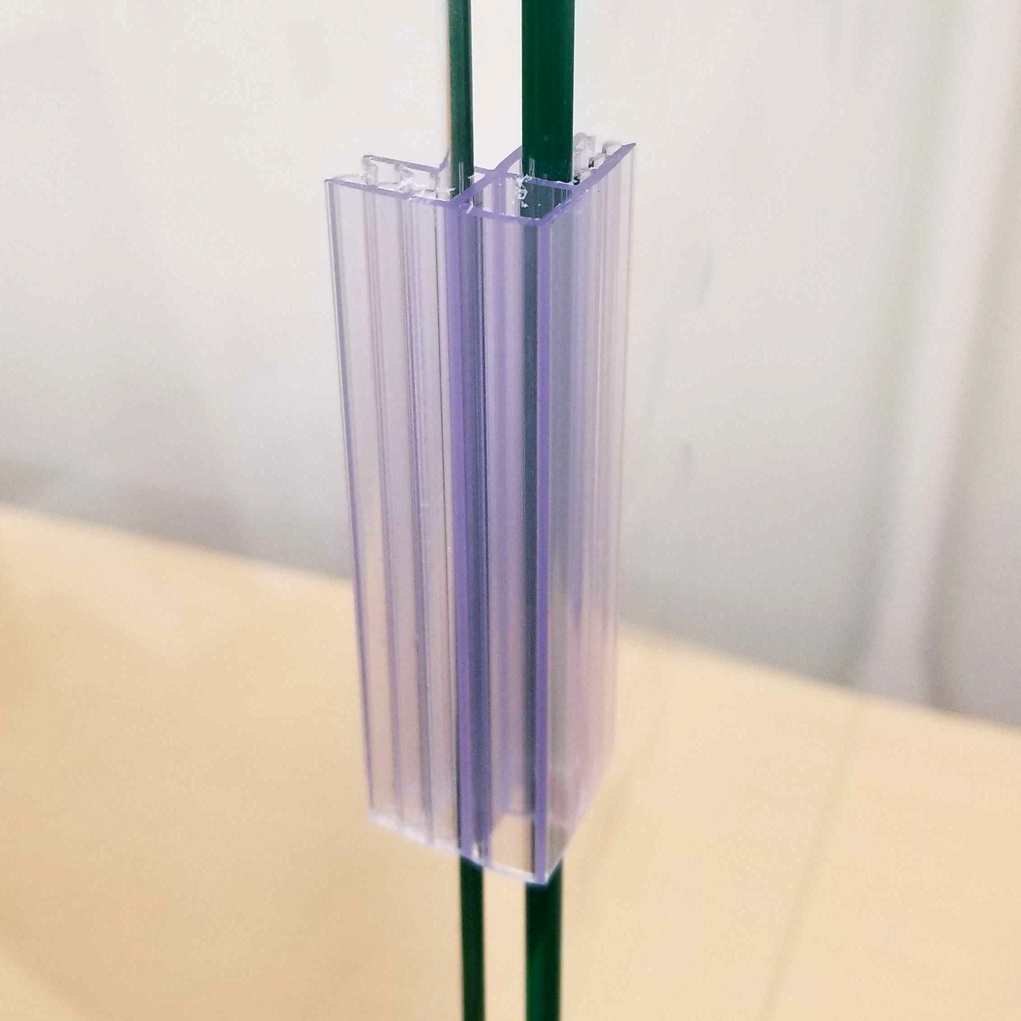 Large Magnetic Sneeze Guard Holder™ for Acrylic Panels & Plexiglass Sheets  - Store Fixtures Direct