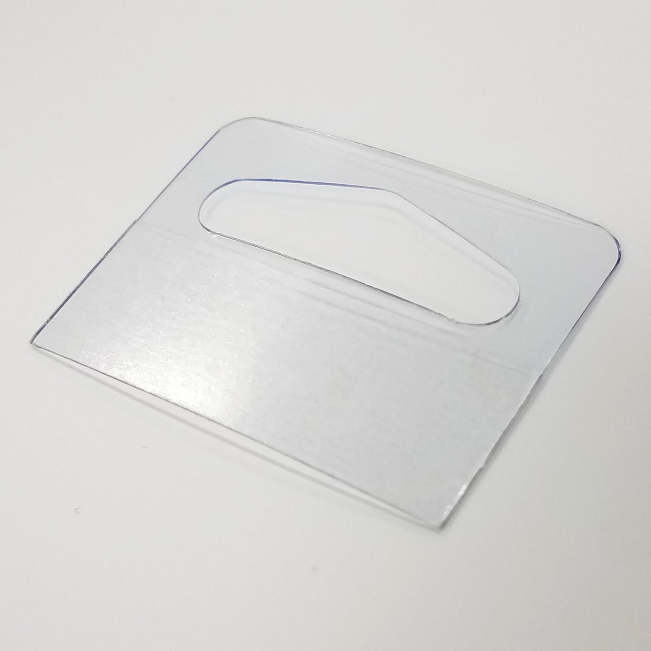 Pvc Slot Hole Adhesive Hang Tab, Merchandise Box Bag Tag Peghook