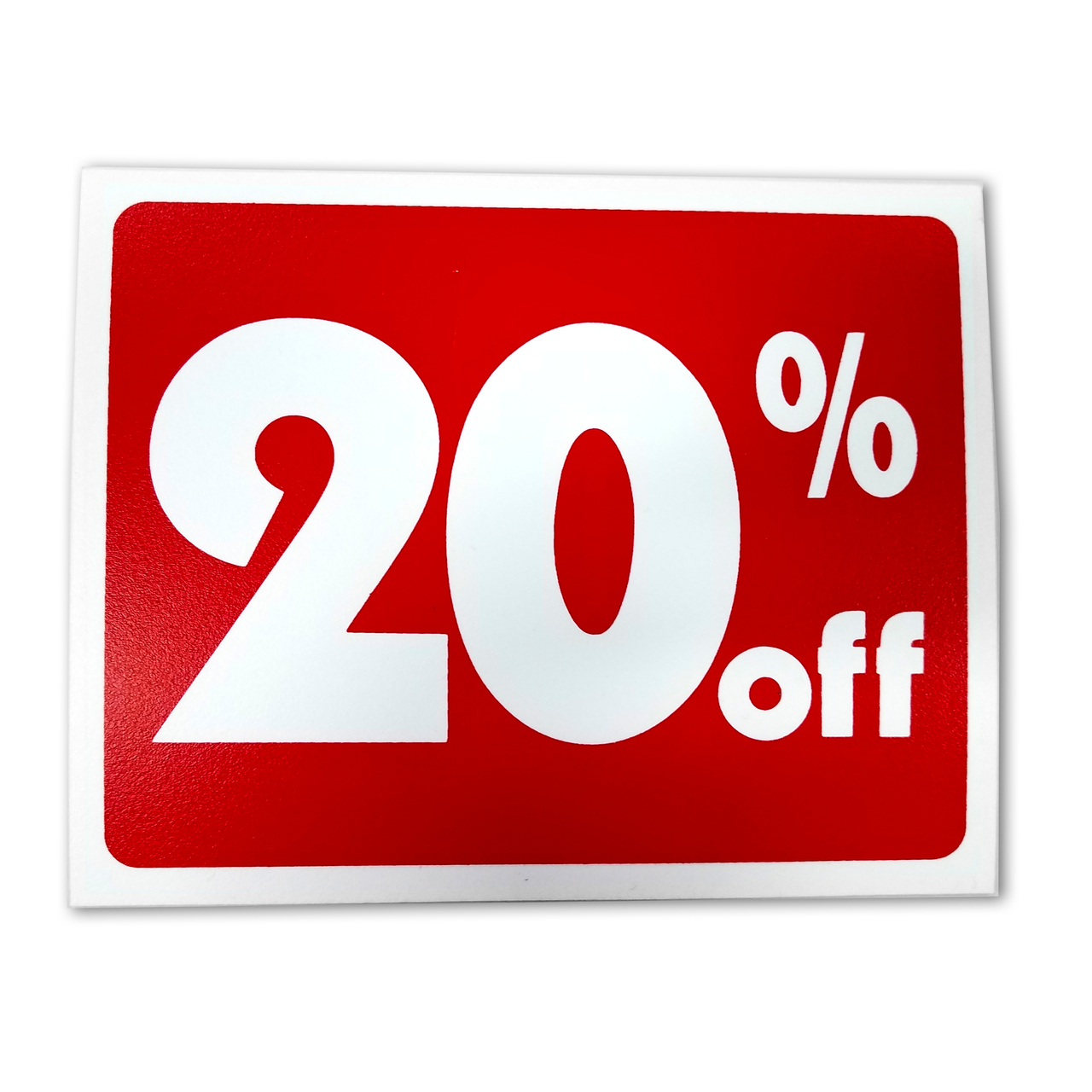 Plastic Sale Signs - 5.5
