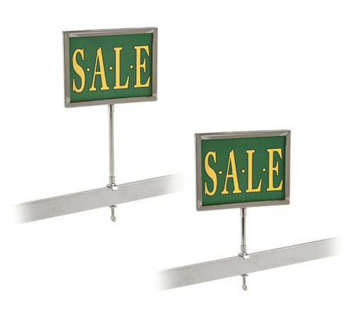 Universal Retail Rack Sign Holder, 5 x 7 - Store Fixtures Direct