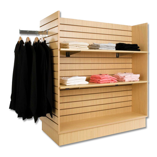 48" L Slatwall H Gondola Merchandiser Store Fixtures Direct