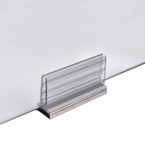 Large Magnetic Sneeze Guard Holder™ for Acrylic Panels & Plexiglass Sheets  - Store Fixtures Direct