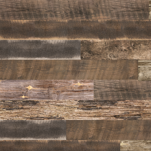 3D Textured Slatwall Panel 2' x 8' - Reclaimed Wood - Store