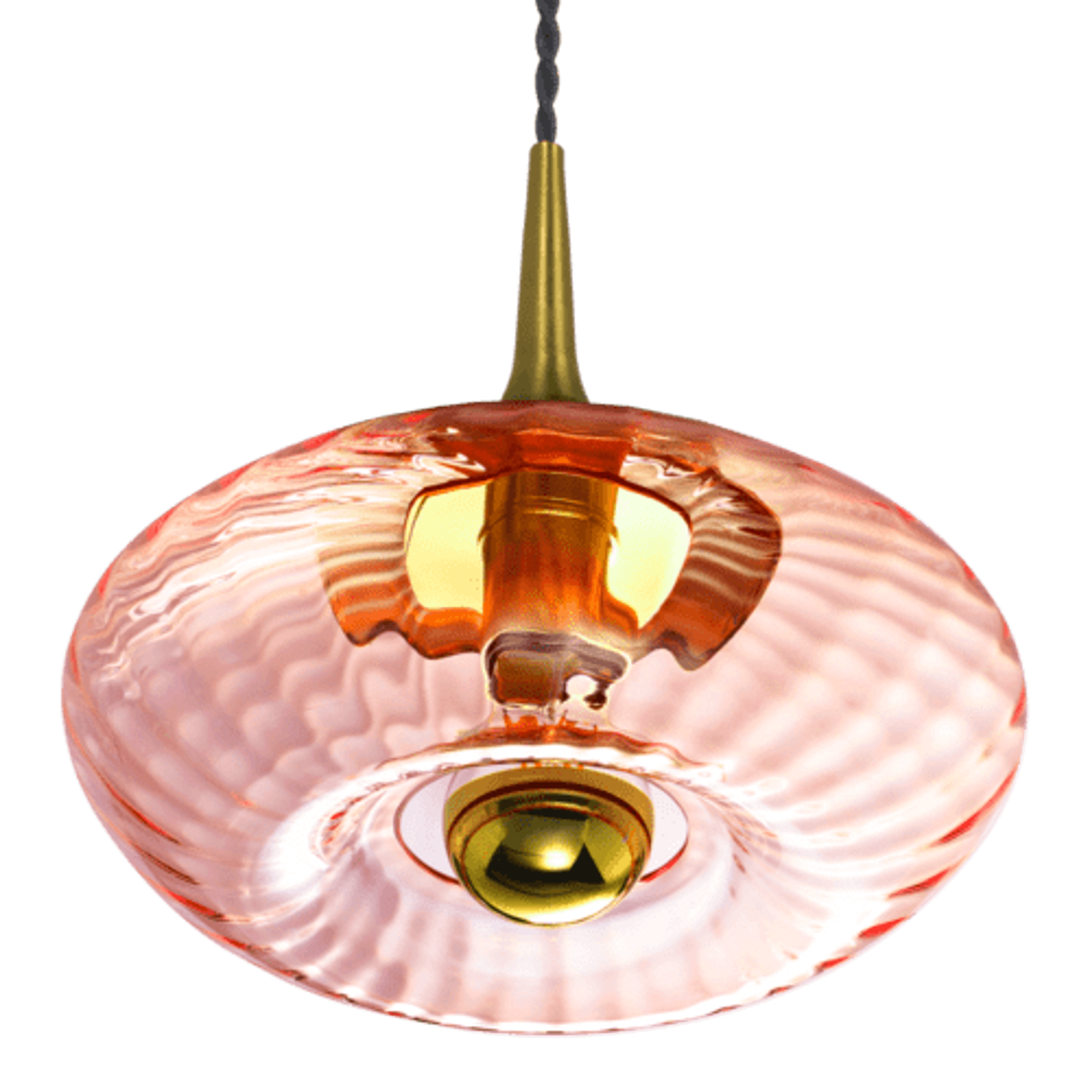 Grace Suspension Rose Spinelle collerette