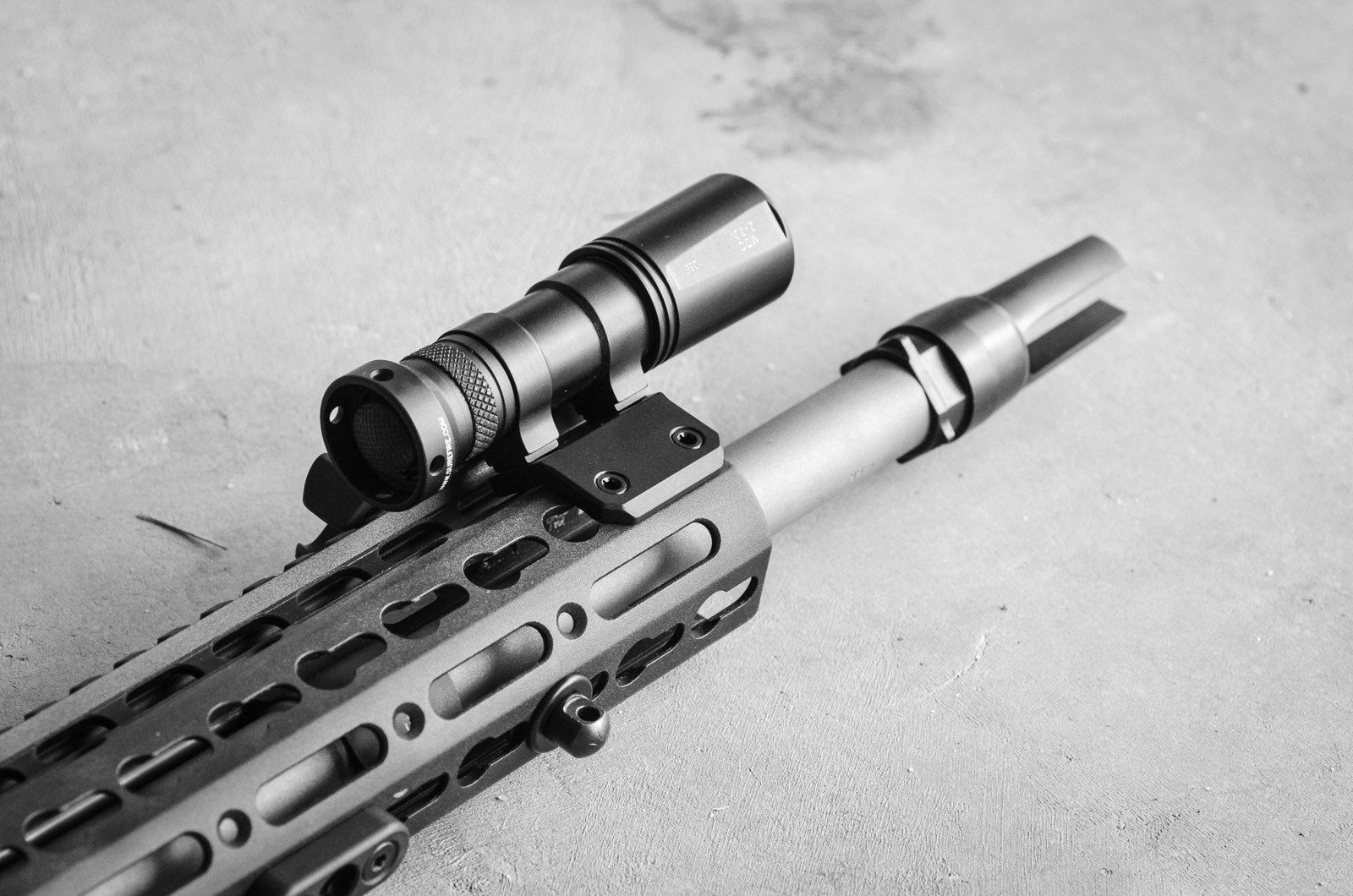 KeyMod 45 Degree Offset Scout Mount Surefire M300 M600 Streamlight