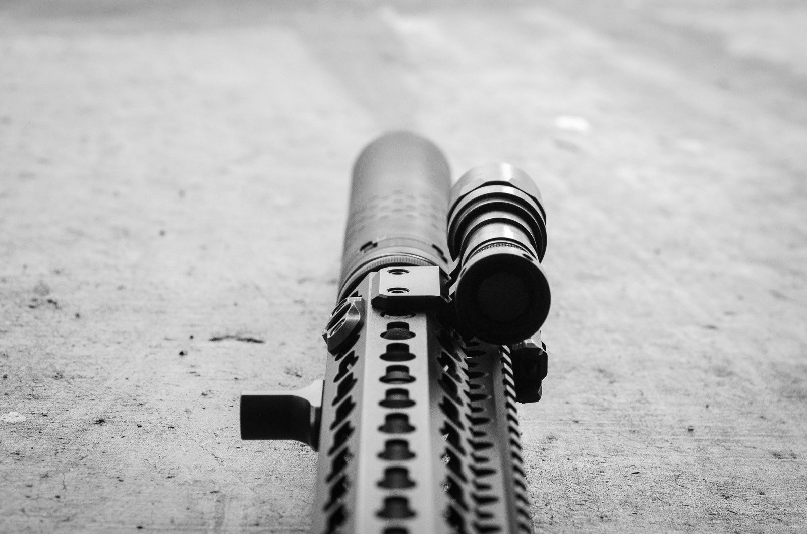 KeyMod 45 Degree Offset Scout Mount Surefire M300 M600 Streamlight
