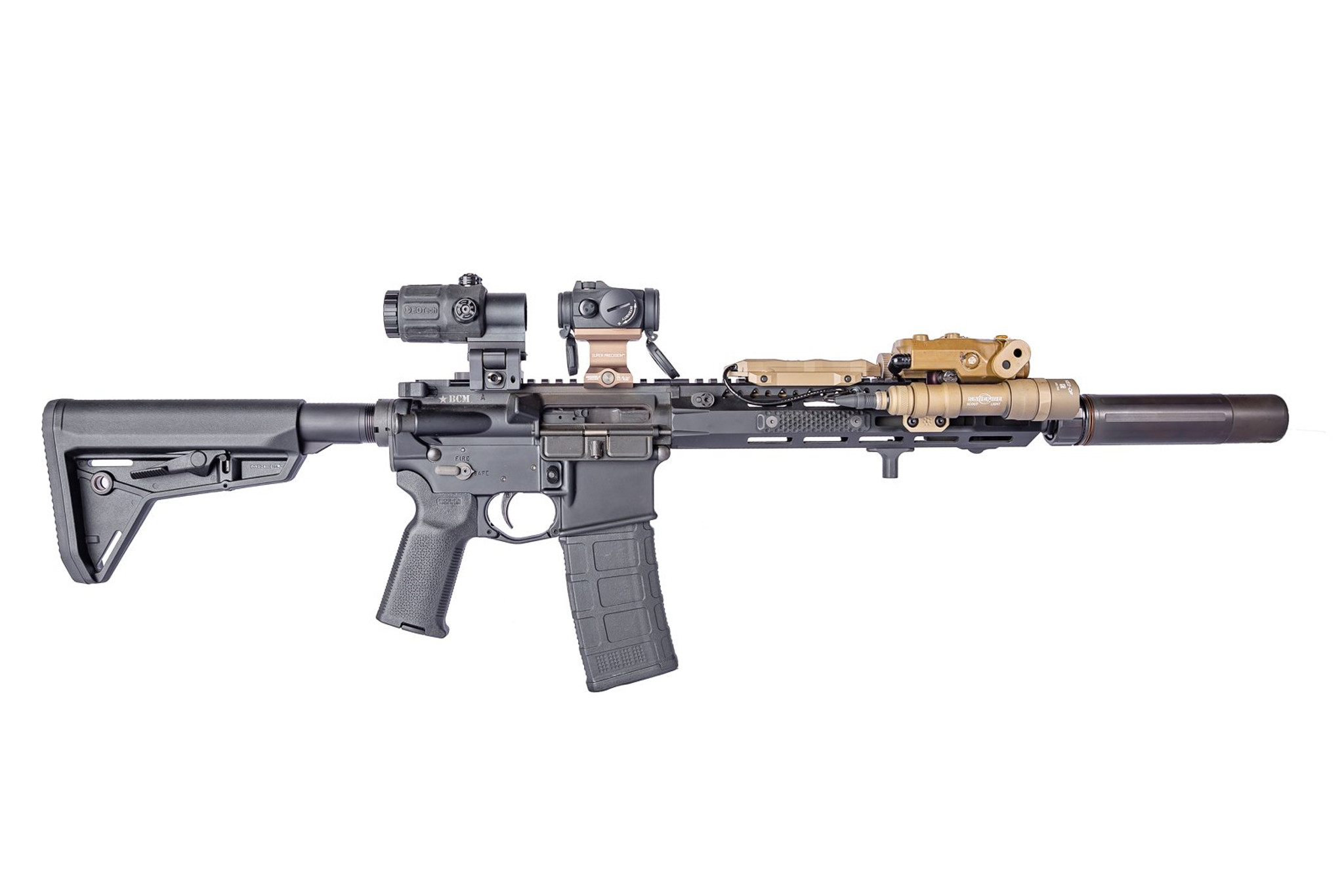 Surefire M600 FDE HK416 (Trijicon PEQ PVS PSQ ATPIAL ptw LA5 peq15 