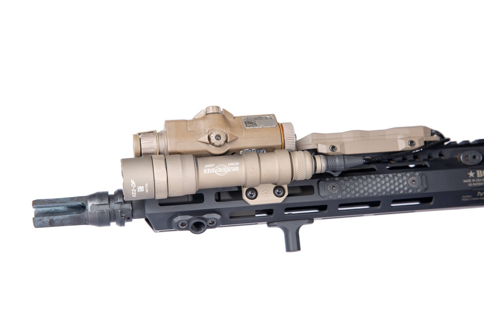 KeyMod Side Scout Mount ATPIAL PEQ15 LA5 DBAL Surefire Streamlight