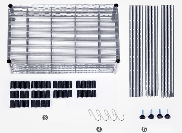 HW20012019H 5 Level Rack