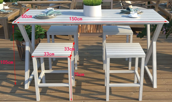 HWOD16032021C Table + 4 Chairs