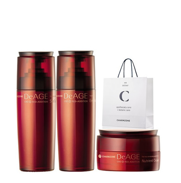 BTKR25012019A  CHARMZONE -DeAge Repair Nutrition Cream營養霜  + Emulsion 乳液 +Skin Toner 皮膚爽膚水