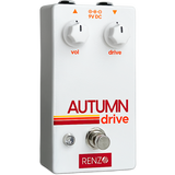 Autumn Drive effects pedal front view. Effects controls and artwork are visible.