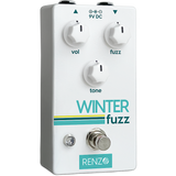 Winter Fuzz effects pedal front view. Effects controls and artwork are visible.