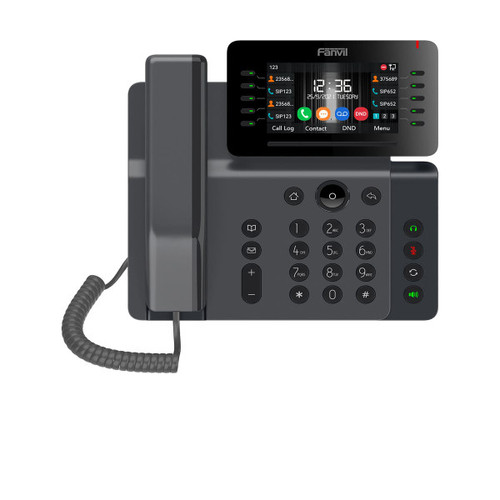 "Medium level IP Phone 3.5'' 480*320 color screen 12 SIP Lines 7 line keys + 1 page key, 21 DSS keys Dual gigabit, PoE, IPv4&IPv6 Built-in BT and WiFi Support EHS/BT wireless headset 6-party conference call G.722, Opus, G.723.1, G.726"