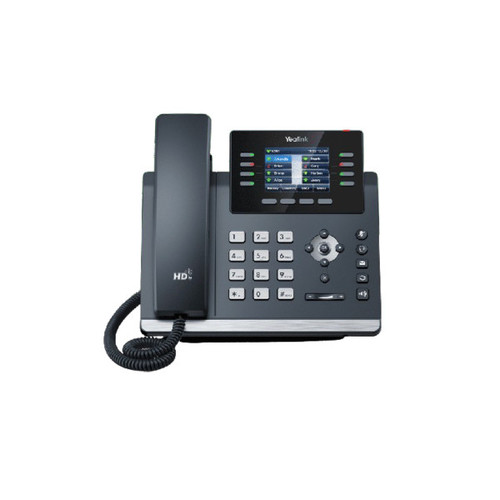 The SIP-T44U IP phone is a feature-rich business tool for excellent communications and extended functionality. Integrated with Hall Switch, T44U gives you a quieter operation and environment. It is a 12-line IP phone that comes with a 2.8-inch color display with backlight and the EXP43 support.
Can be upgraded with dongle to support Wi-Fi and Bluetooth.