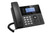 The GXP1782 is a powerful mid-range IP phone with advanced telephony features. This mid-range IP phone comes equipped with 8 lines, 4 SIP accounts, 8 dual-color line keys and 4 XML programmable context sensitive soft keys on a 200 x 80 pixel back-lit LCD display screen.
For added personalization the GXP1782 features personalized ring tone/ring back tone music and integration with advanced web and enterprise applications as well as local weather services. It’s also one of the first Grandstream phones to come equipped with a Kensington Security Slot— one of the most popular anti-theft solutions on the market. The GXP1782 supports the fastest possible connection speeds with dual auto-sensing Gigabit network ports as well as automated provisioning features with media access control.
8 lines, 8 dual-color line keys (with 4 SIP accounts), 4 XML programmable contextsensitive soft keys
Dual switched autosensing 10/100/1000Mbps Gigabit network ports
32 digitally programmable & customizable BLF/fastdial keys
Built-in USB port for importing and exporting data only
HD wideband audio, full-duplex speakerphone with advanced acoustic echo cancellation
Built-in PoE to power the devices and give it a network connection
Supports EHS compatible Plantronics’s headsets
Automated provisioning using TR-069 or AES encrypted XML configuration file
TLS and SRTP security encryption technology to protect calls & accounts and Kensington Security Slot support
5-way audio conferencing for easy conference calls
Large phonebook capacity with up to 2,000 contacts and call history with up to 500 records
Use with Grandstream’s UCM series IP PBX appliance for Zero-Config provisioning, 1-touch call recording & more
