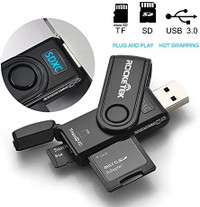 StarTech.com USB 3.0 External Flash SD Memory Card Reader - FCREADMICRO3 -  Proximity Cards & Readers 