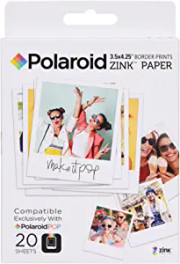 Zink 2x3 Premium Instant Photo Paper (20 Pack) Compatible with