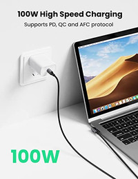 UGREEN 100W USB C to USB C Cable 6ft, Type C Charger 5A Fast
