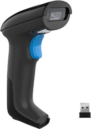 NADAMOO Wireless Barcode Scanner 328 Feet Transmission Distance USB  Cordless 1D Laser Automatic Barcode Reader Handhold Bar Code Scanner with  USB