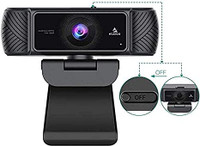 nexigo 1080p 60fps webcam with microphone for streaming, advanced  autofocus, w/privacy cover and tripod, n680p pro computer web camera for  online learning, skype zoom teams, mac pc 