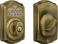 Schlage BE365 PLY 619 Plymouth Keypad Deadbolt, Electronic Keyless