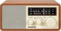 Sangean RA50562 Am and Fm Bluetooth Wooden Cabinet Radio, Multicolor