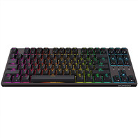 Durgod K320 Nebula TKL Mechanical Gaming Keyboard - 87 Keys - Double Shot PBT - USB Type C (Cherry Speed Silver, RGB)