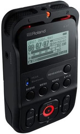 Roland R-07 High-Resolution Handheld Audio Recorder, Black