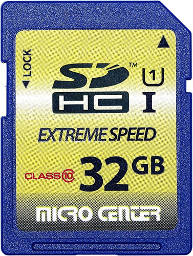 Micro Center 32GB MicroSDHC Card Class 10 Flash Memory Card with Adapter -  2 Pack - Micro Center