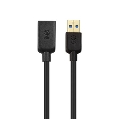 Cable Matters Long USB to USB Extension Cable 10 ft (USB 3.0 Extension  Cable/USB Extender) in Black for Webcam, VR Headset, Printer, Hard Drive  and