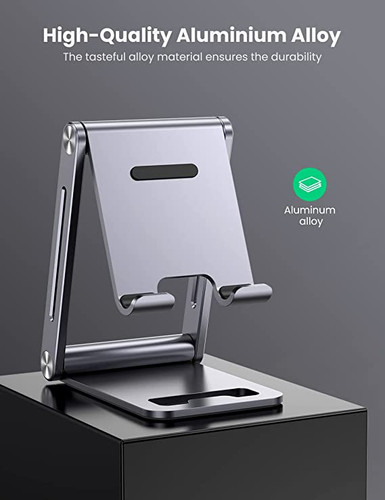 UGREEN Cell Phone Stand Adjustable Aluminum Mobile Phone Holder for Desk  Compatible for iPhone 12 Pro Max 11 X SE XS XR 8 Plus 6 7 6S, Samsung  Galaxy Note20 S20 S10