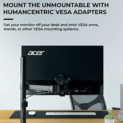 HumanCentric VESA Mount Compatible with Acer Monitors SA241Y bi, SA271 bi,  SB241Y Abi, SB271 bi, RL242YE, R242Y Ayi and R270 SMIPX, VESA Bracket