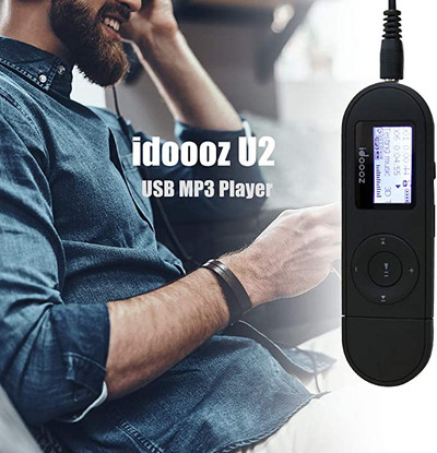 Reproductor de MP3, reproductor de MP3 USB con radio FM, idoooz U2 8 GB  reproductor de música expandible hasta 32 GB, reproductor MP3 USB para  correr