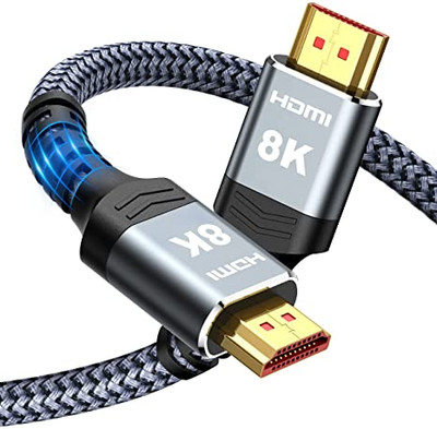8K Long HDMI Cable 20FT/6M 48Gbps, Highwings 2.1 High Speed HDMI 4K120Hz 144Hz eARC HDR HDCP 2.2 2.3 Compatible for Dolby Vision, and Monitor - Blumaple LLP