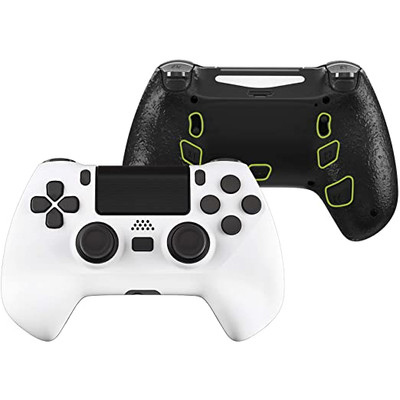 kæmpe stor bladre Indsigtsfuld eXtremeRate White Decade Tournament Controller (DTC) Upgrade Kit for PS4  Controller JDM-040/050/055, Upgrade Board & Ergonomic Shell & Back Buttons  & Trigger Stops - Controller NOT Included - Blumaple LLP