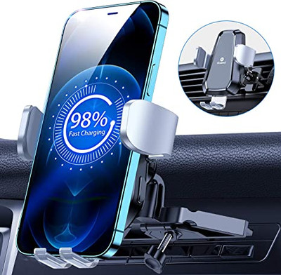 Wireless Car Charger, Fast charging, Auto clamping
