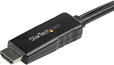 StarTech.com 4K 30Hz HDMI to DisplayPort Video Adapter w/ USB Power - 6 in  - HDMI 1.4 (Male) to DP 1.2 (Female) Active Monitor Converter (HD2DP)